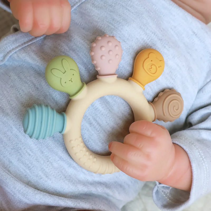 Teething Toy - Silicone Baby Teether for Comfort