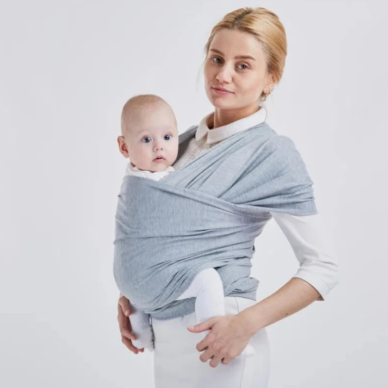 Baby Wrap Carrier for Ergonomic Babywearing | Baby Bee Happy